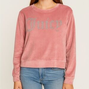 Juicy Couture Blush Pink Sweatshirt Loungewear
